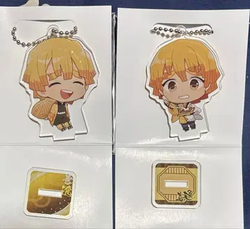 귀멸의 칼날 세가 카페 아크릴 키링 아크릴 스탠드 아가츠마 젠이츠