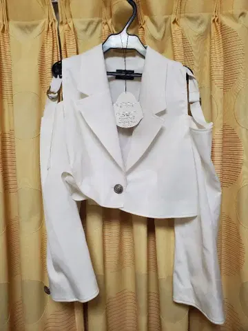 거미줄 프린트 자켓 오프화이트 A/P