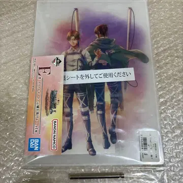 진격의 거인 제일복권 ~땅울림~ E상 아크릴 보드 한지 & 리바이