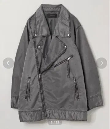 지나시스 가공 나일론 라이더스 블루종 그레이