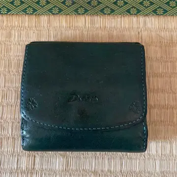 Dakota 다크 그린 가죽 접이식 지갑