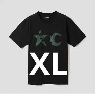 XL 새상품 그라니프 마츠모토 타이요 별과 달과 T셔츠 블랙 핑퐁