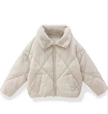 2Way 퍼 칼라 퀼팅 다운 자켓 fo1592