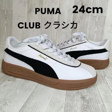 컨디션 최상 PUMA CLUB 클래식 로우컷 스니커즈 24cm 스니커즈