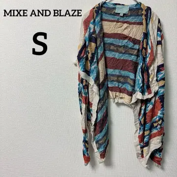 MIXE AND BLAZE 멀티 컬러 가디건 [ S ]