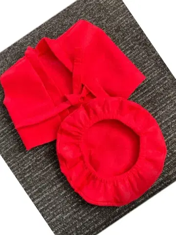 더피용 빨간색 짱짱코 의상만