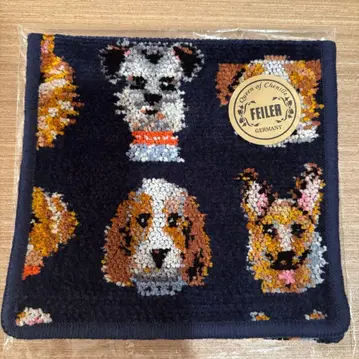 페일러 FEILER 러브 리드 도기 손수건 파우치 강아지