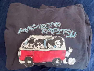 마카로니 연필 후드 부착 후드티