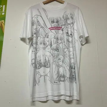 봇치 더 록! 전시회 고토 히토리 원화 T셔츠 L 사이즈 케츠고토 밴드