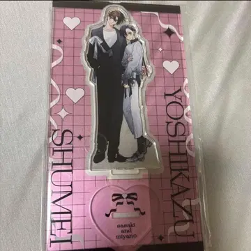 사사키와 미야노 애니메이트 Black & pink 아크릴 스탠드