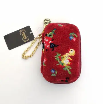 페일러 하이디 키케이스 미니 파우치 레드 택 포함 새상품