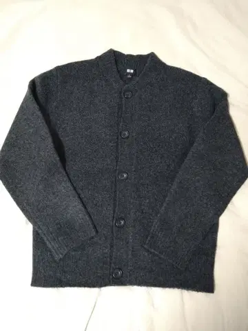 UNIQLO 새상품 다크 그레이 가디건 S