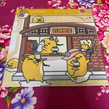 구데타마 대만 한정판 세트 안경닦이 3개 gudetama 포장마차 미식