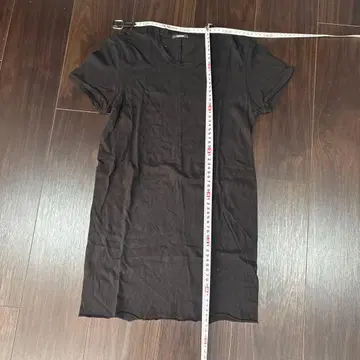 DENHAM 블랙 심플 반팔 T셔츠 XXS 사이즈