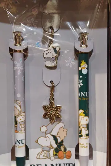 USJ 스누피 2025 크리스마스 볼펜 세트