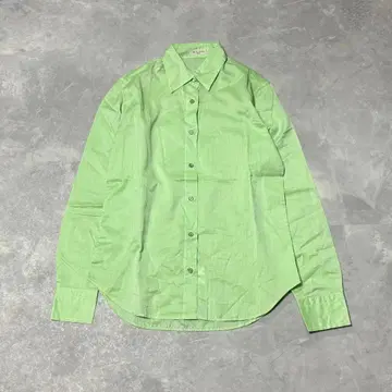 에트로 ETRO 무지 긴팔 셔츠 그린