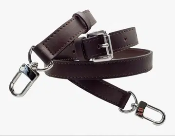 [ 미사용 새상품 ] 다크 브라운 가죽 숄더 스트랩 숄더백 천연 가죽