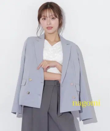 질 바이 질 스튜어트 테일러드 자켓 라이트 블루 S