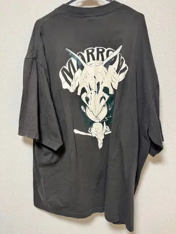 Haka Wear XL 오버 사이즈 T셔츠 다크 그레이