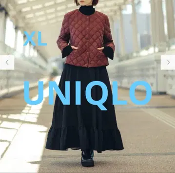 UNIQLO 퍼프 테크 퀼팅 자켓/웜 패디드 XL 수납 봉투
