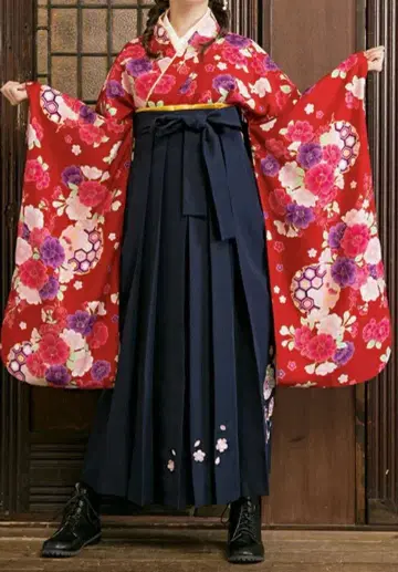 아리사나 졸업식 하카마 세트 150cm 머리 장식 세트 설명서 포함