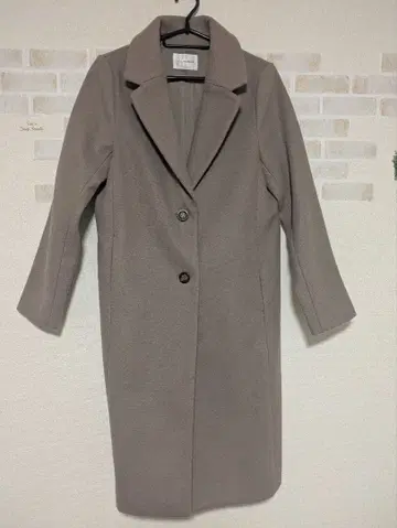 [ Honeys ] 모카 체스터 코트 S 사이즈