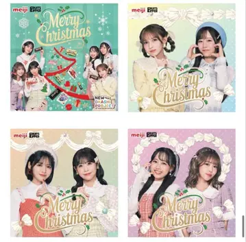 FRUITSZIPPER 오리지널 스티커 meiji 특전 4장 세트