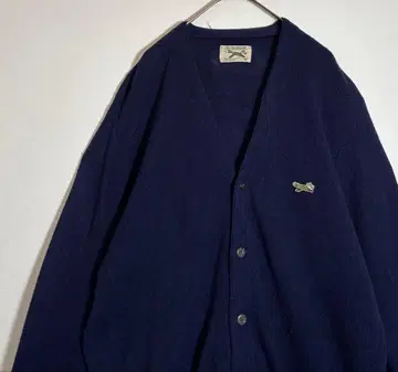 JC PENNEY the fox sweater 80s 아크릴 가디건