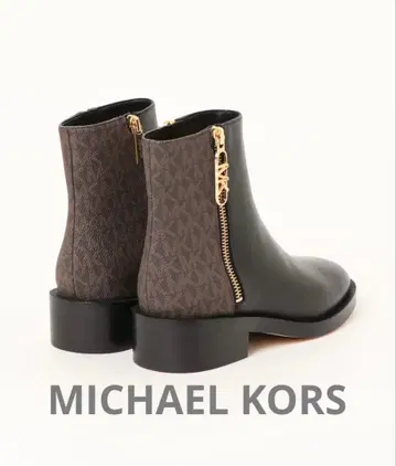 새상품급 MICHAEL KORS REGAN 가죽 앵클부츠