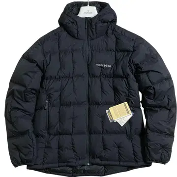 미사용 mont-bell 네쥬 다운 후드티 XL 블랙