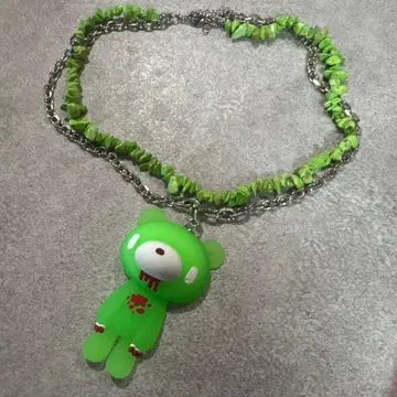 그루미 키링 벨트 체인 지뢰 락 y2k 병맛 형광