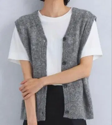 그린 레이블 릴랙싱 2WAY 모헤어 믹스 베스트 새상품급