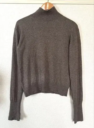 투데이풀 todayful 브라운 터틀넥 니트 캐시미어 혼방