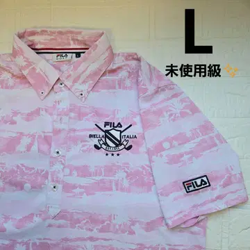 [ 미사용급 ] 휠라골프 남성용 피케 셔츠 L