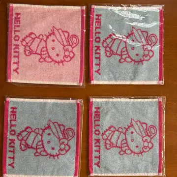 헬로키티 타월 세트 4장