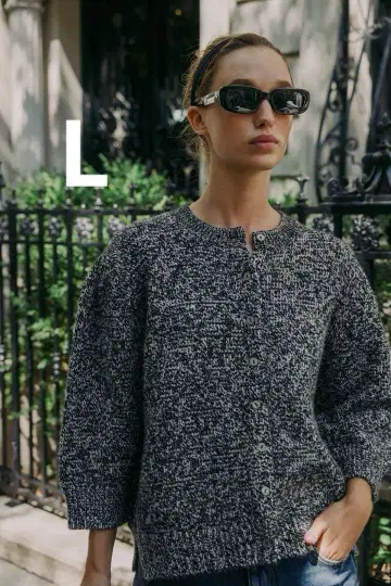 ZARA 니트 가디건 블랙 L 새상품 미사용품