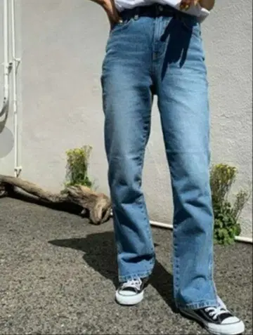 새상품급 캐널진 비아제이 사이드 슬릿 데님