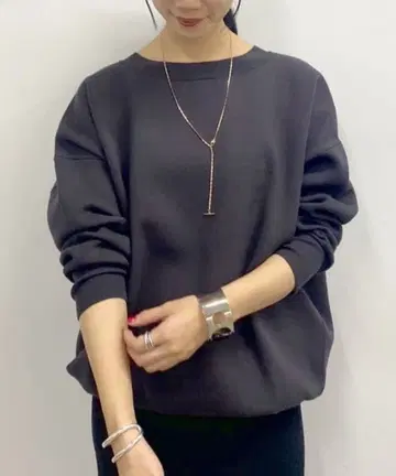 2WAY 맨투맨 라이크 니트 풀오버