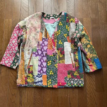 할인 중 pokipcee 랄리 퀼트 칸타 노카라 자켓