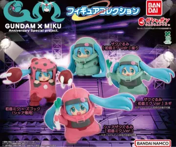 GUNDAM x MIKU 하츠네 미쿠 건담 피규어 전 4종 컴플리트