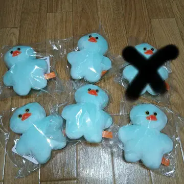 mojojojojo 마스코트 봉제 인형 병아리 5개