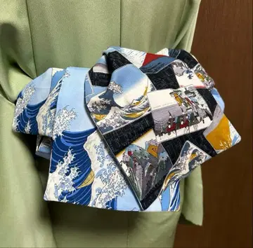 성인용 헤코비, 우키요에 패턴 리버서블 긴 기장