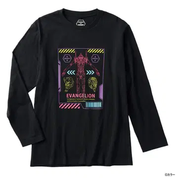 수량 한정 에반게리온 프린트 긴팔 T셔츠 LL