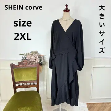 새상품급 빅 사이즈 SHEIN corve 카슈쿨 원피스