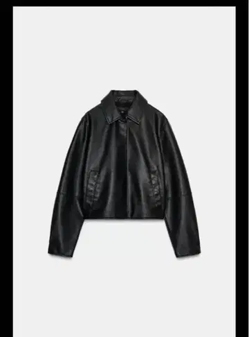 ZARA 인조 가죽 자켓
