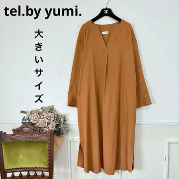 새상품급 빅 사이즈 tel.by yumi. 테라코타 원피스