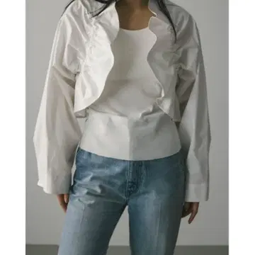 STYLEMIXER 셔링 프릴 자켓