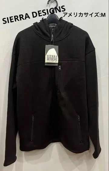 남성용 M 아우터 풀 집업 후드티 브라운 시에라 디자인