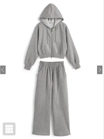 [ GRL ] 더블 지퍼 후드티 x 2Way 와이드 팬츠 맨투맨 셋업