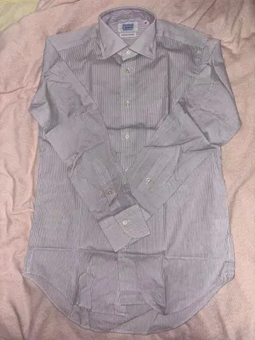 SCHIATTI 스트라이프 드레스 셔츠 미사용품 39-83